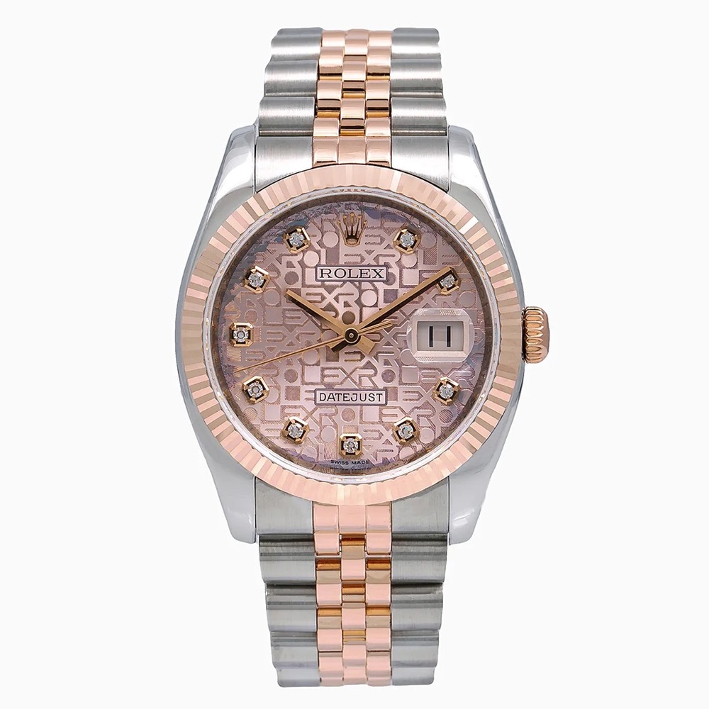 Rolex Datejust pink Jubilee Diamond dial